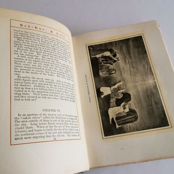 1901 Ben-Hur Player's Edition Hardcover Book, Antique Collectable - Picture 8 of 11